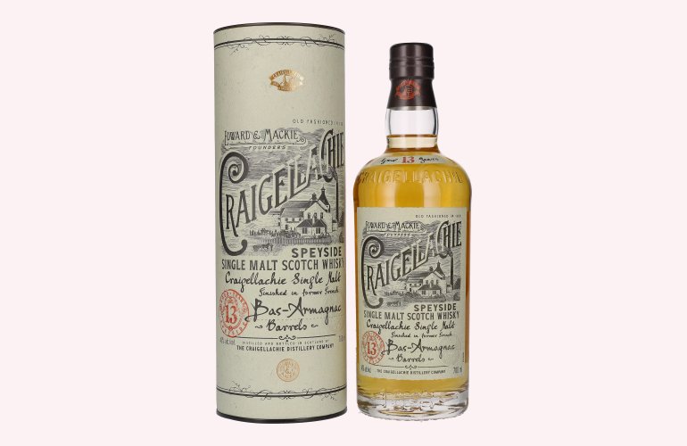 Craigellachie 13 Years Old Armagnac Cask Finish 46% Vol. 0,7l en boîte cadeau