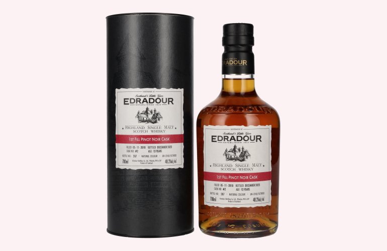 Edradour 13 Years Old ST. MICHAEL-EPPAN Pinot Noir Cask #2 2010 48,2% Vol. 0,7l in Geschenkbox