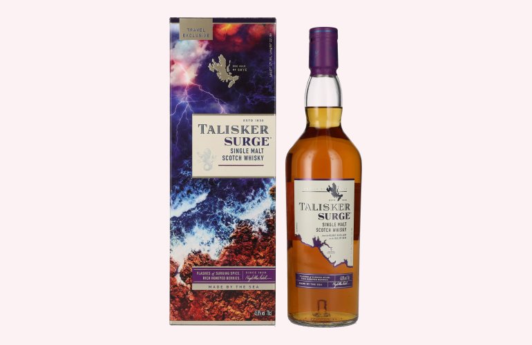 Talisker SURGE Single Malt Scotch Whisky 45,8% Vol. 0,7l en boîte cadeau