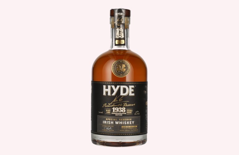 Hyde No.6 PRESIDENT'S RESERVE 1938 Commemorative Edition Special Reserve 46% Vol. 0,7l