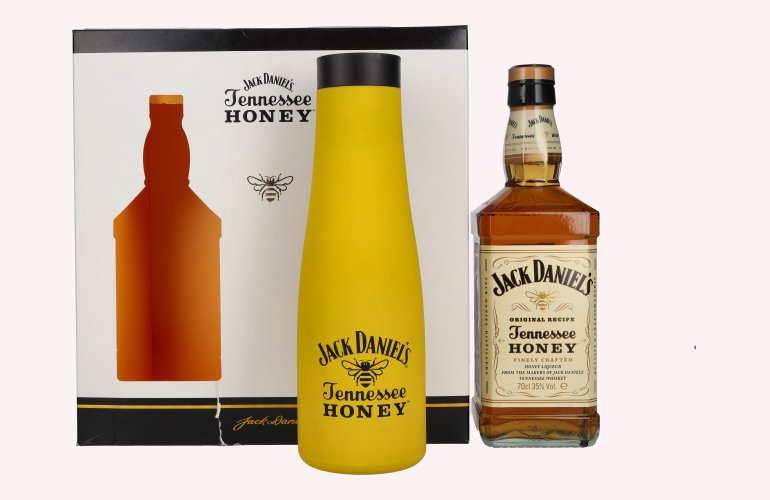 Jack Daniel's Tennessee HONEY 35% Vol. 0,7l en boîte cadeau avec Thermoskanne