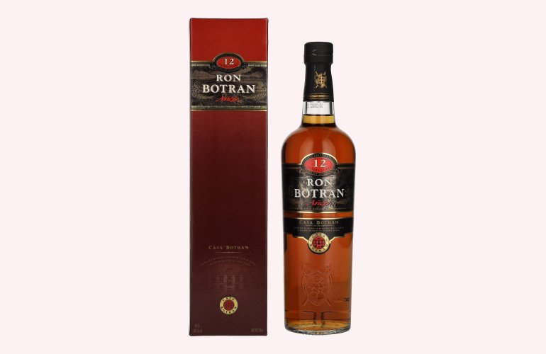 Botran Ron Añejo 12 Sistema Solera - Old Design 40% Vol. 0,7l in geschenkverpakking