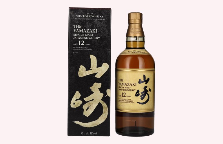 Suntory The Yamazaki 12 Years Old Single Malt Japanese Whisky 43% Vol. 0,7l in geschenkverpakking