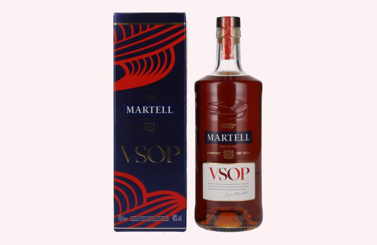 Martell V.S.O.P. Aged in Red Barrels 40% Vol. 0,7l in geschenkverpakking