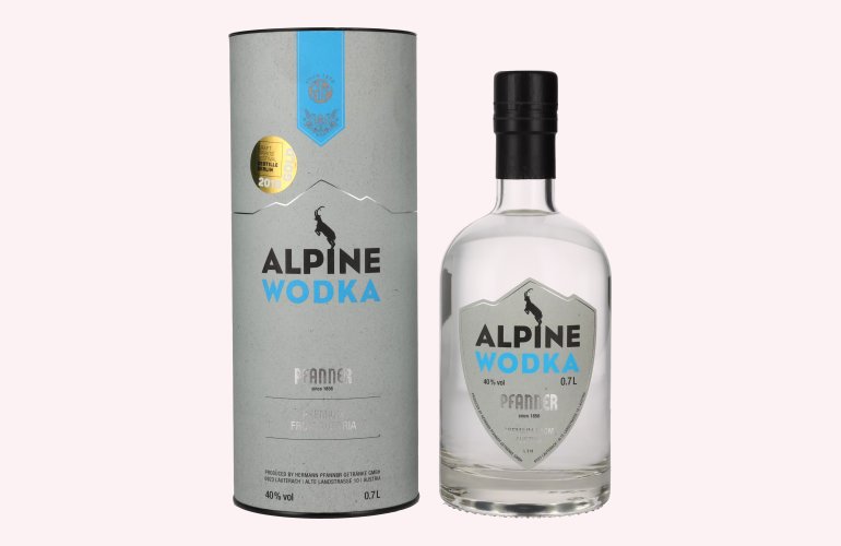 Pfanner Alpine Premium Vodka 40% Vol. 0,7l en boîte cadeau