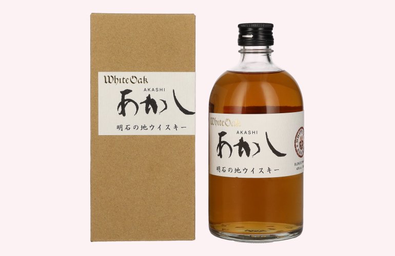 AKASHI Japanese Blended Whisky 40% Vol. 0,5l en boîte cadeau