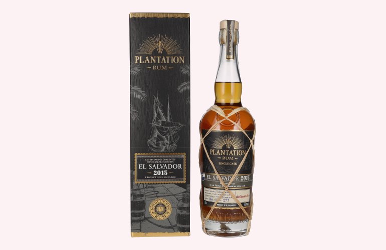 Plantation Rum EL SALVADOR 2015 Pineau des Charentes Finish by delicando 2023 48,6% Vol. 0,7l en boîte cadeau