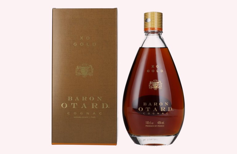 Baron Otard XO GOLD Cognac 40% Vol. 1l en boîte cadeau