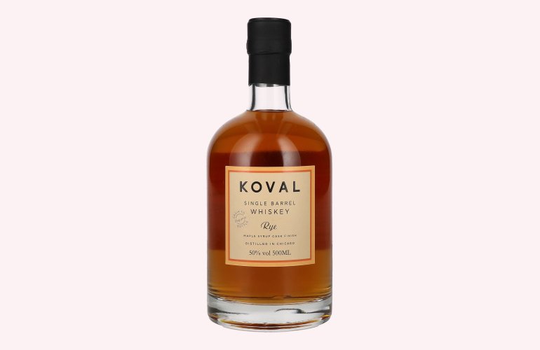 Koval RYE Single Barrel Whiskey Maple Syrup Cask Finish 50% Vol. 0,5l