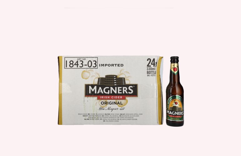 Magners Irish Cider ORIGINAL 4,5% Vol. 24x0,33l