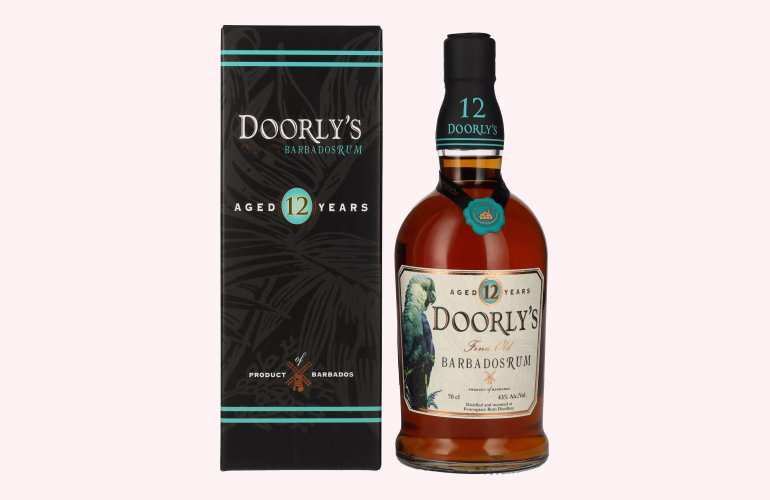 Doorly's 12 Years Old Fine Old Barbados Rum 43% Vol. 0,7l en boîte cadeau