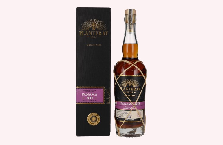 Planteray Rum PANAMA XO Marsala Cask Finish 43,1% Vol. 0,7l en boîte cadeau