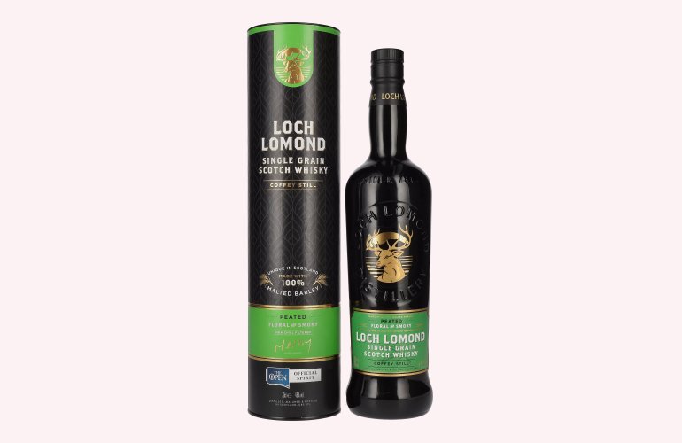 Loch Lomond PEATED Floral & Smoky Single Grain 46% Vol. 0,7l en boîte cadeau