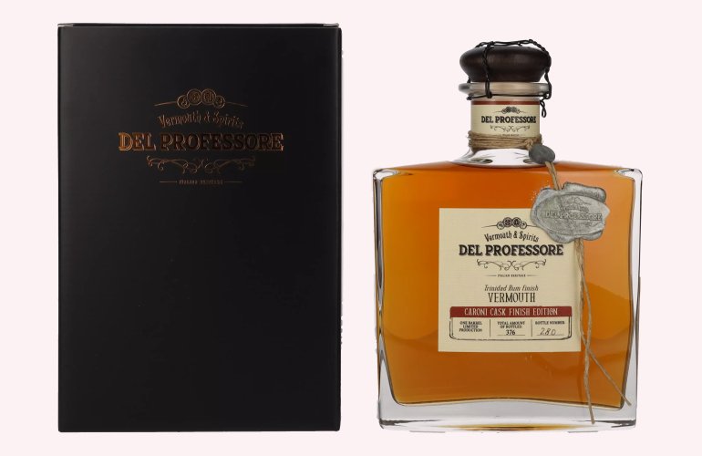 Del Professore Vermouth & Spirits CARONI CASK FINISH EDITION 17,8% Vol. 0,5l in geschenkverpakking