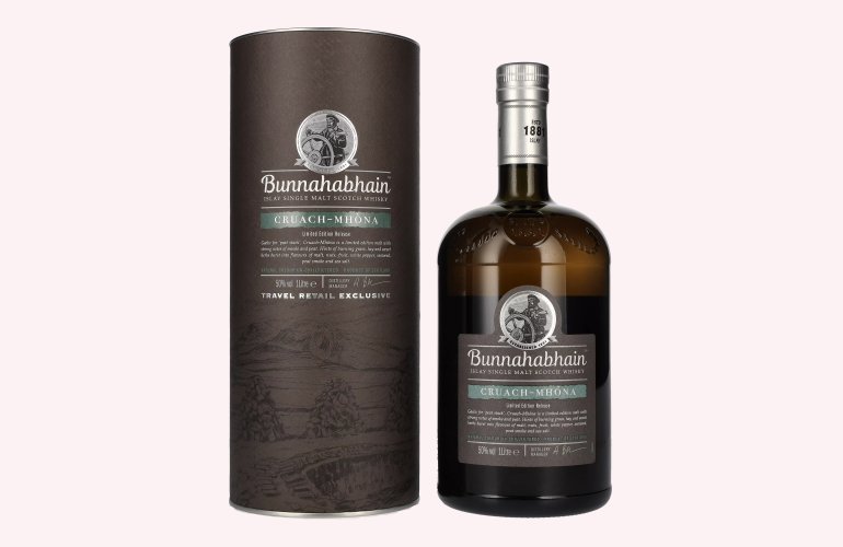 Bunnahabhain CRUACH-MHÒNA Islay Single Malt Scotch Whisky 50% Vol. 1l en boîte cadeau