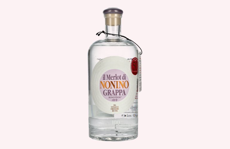 Nonino Grappa Monovitigno il Merlot 41% Vol. 0,7l