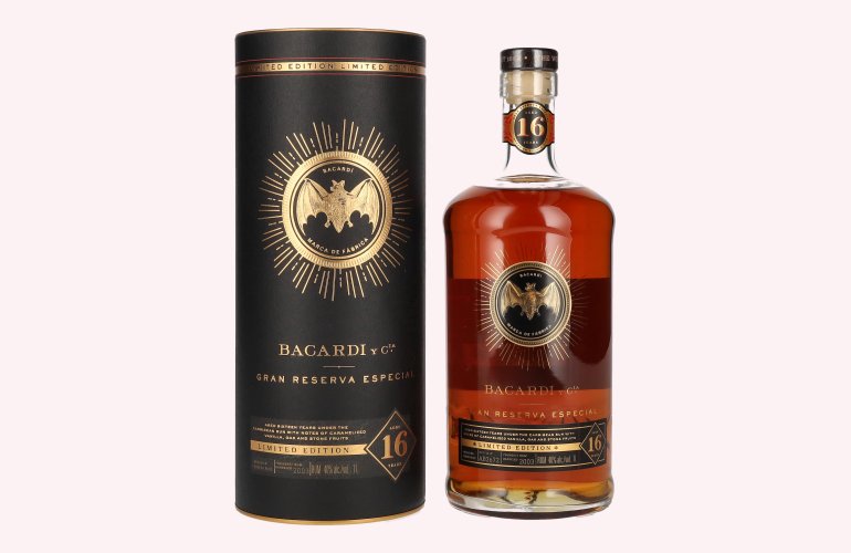 Bacardi 16 Years Old Gran Reserva Especial Limited Edition 40% Vol. 1l in Geschenkbox