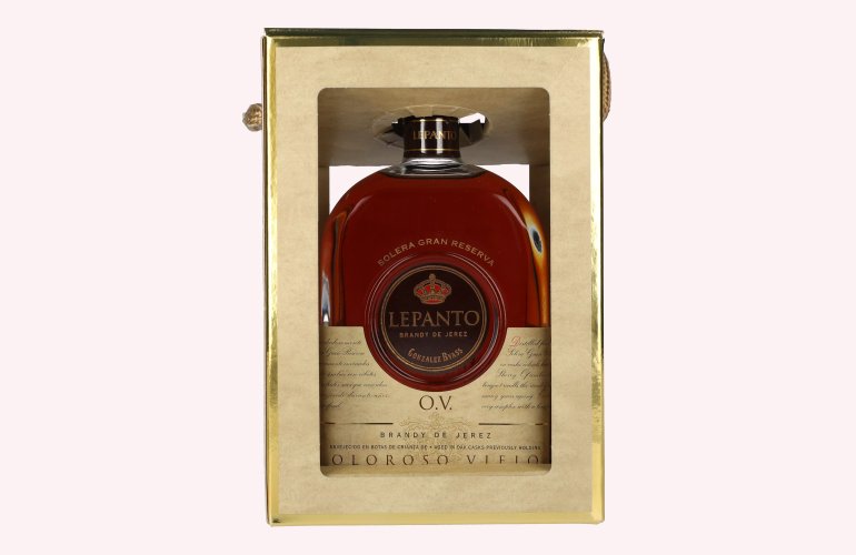 Lepanto O.V. Solera Gran Reserva Brandy de Jerez 36% Vol. 0,7l in geschenkverpakking