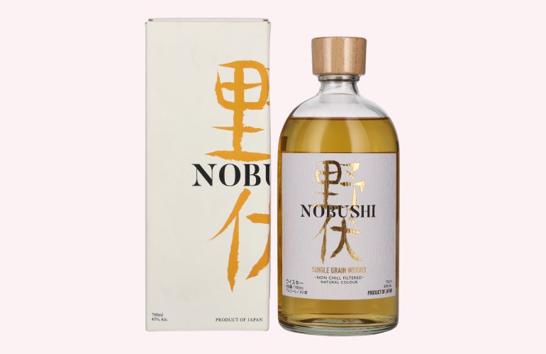 Nobushi Single Grain Japanese Whisky 43% Vol. 0,7l in geschenkverpakking