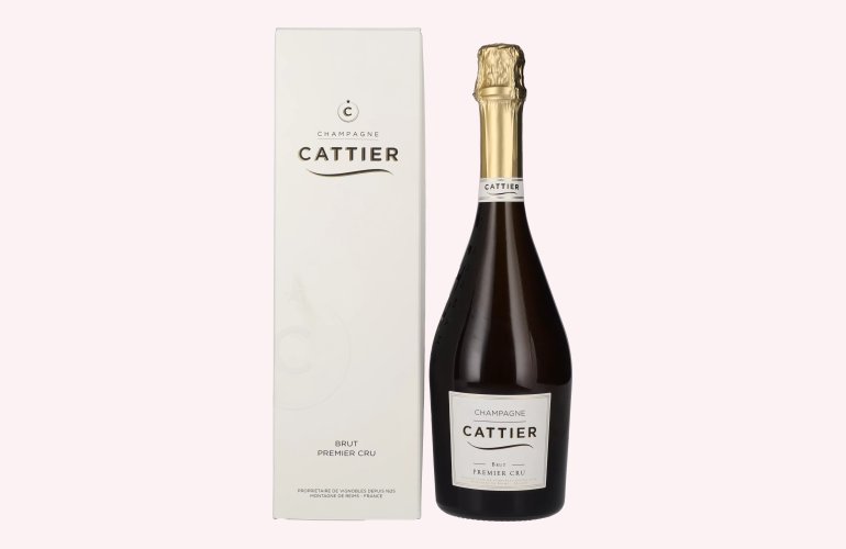 Cattier Champagne PREMIER CRU Brut 12,5% Vol. 0,75l in geschenkverpakking