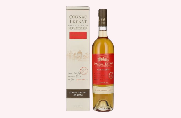 Cognac Leyrat ASSEMBLAGE N° 1 Single Estate Cognac 42% Vol. 0,7l en boîte cadeau