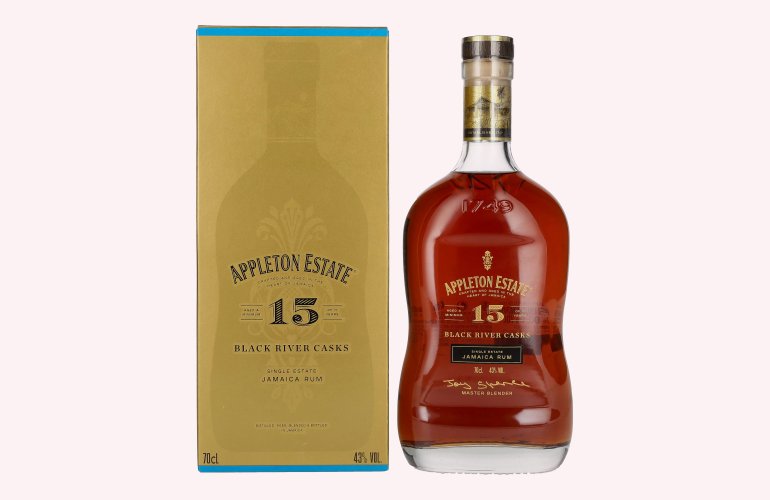 Appleton Estate 15 Years Old BLACK RIVER CASKS Jamaica Rum 43% Vol. 0,7l en boîte cadeau