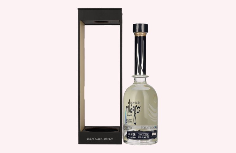 Leyenda del Milagro Tequila 100% de Agave SELECT BARREL SILVER 40% Vol. 0,7l en boîte cadeau