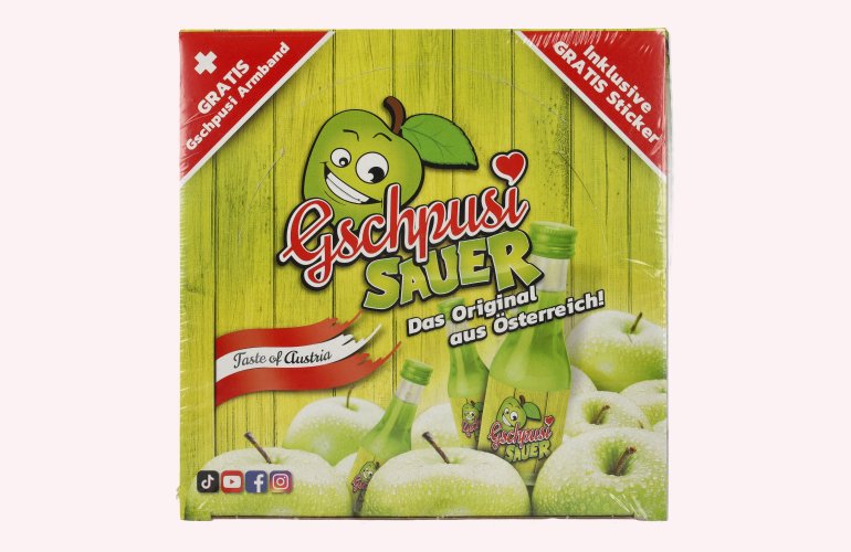 Gschpusi Sauer 16% Vol. 25x0,02l avec Sticker