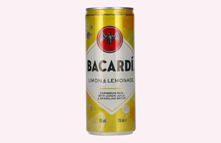 Bacardi Limon & Lemonade 5% Vol. 0,25l Dose