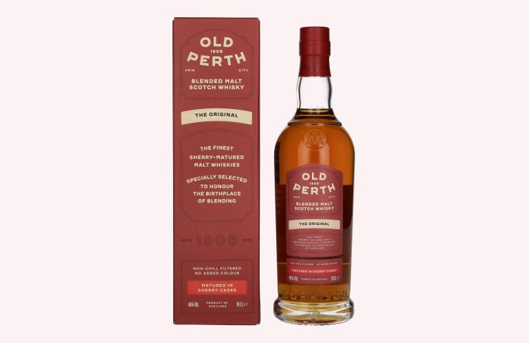 Old Perth The Original Blended Malt Scotch Whisky Sherry Casks 46% Vol. 0,7l en boîte cadeau