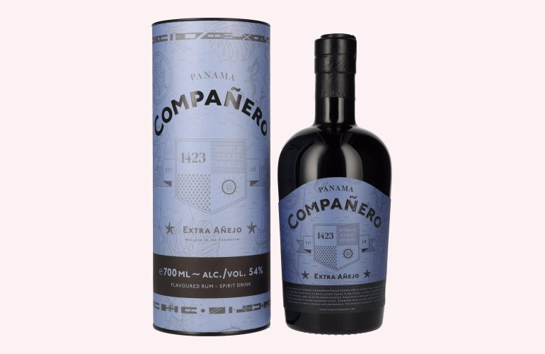 Compañero PANAMA Extra Añejo Spirit Drink 54% Vol. 0,7l in geschenkverpakking