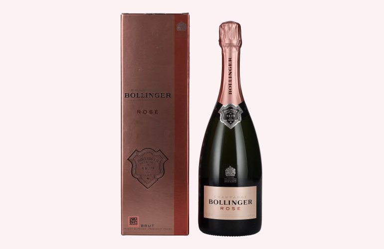 Bollinger Champagne ROSÉ Brut 12% Vol. 0,75l en boîte cadeau