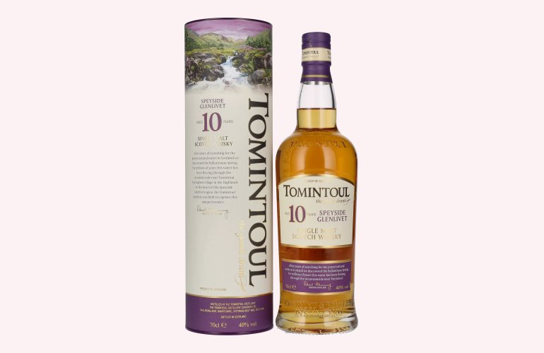 Tomintoul 10 Years Old Single Malt Scotch Whisky 40% Vol. 0,7l in geschenkverpakking