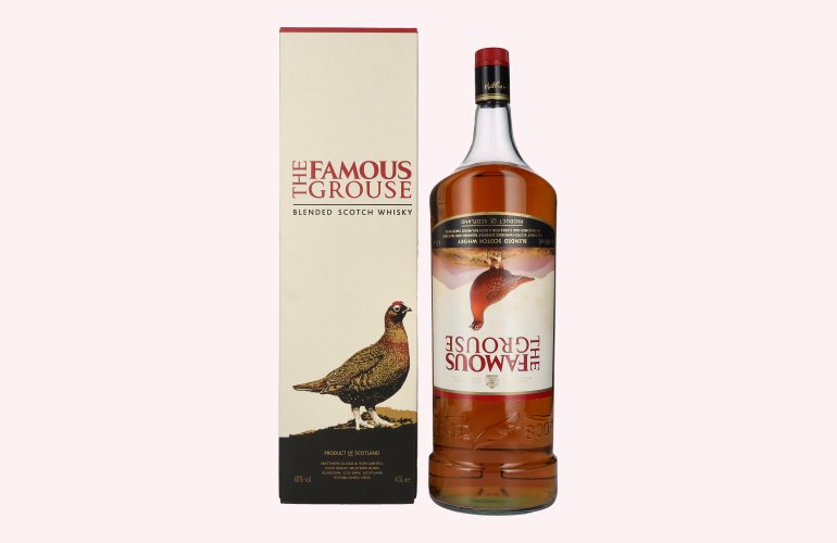 The Famous Grouse Blended Scotch Whisky 40% Vol. 4,5l en boîte cadeau