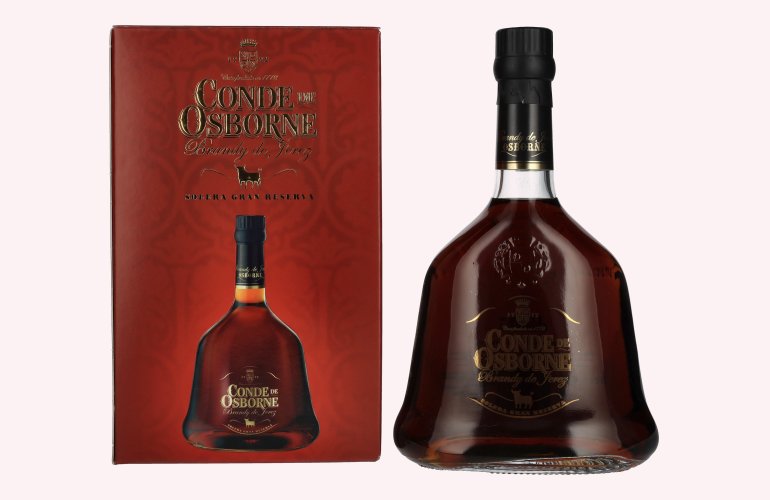 Conde de Osborne Solera Gran Reserva 40,5% Vol. 0,7l en boîte cadeau