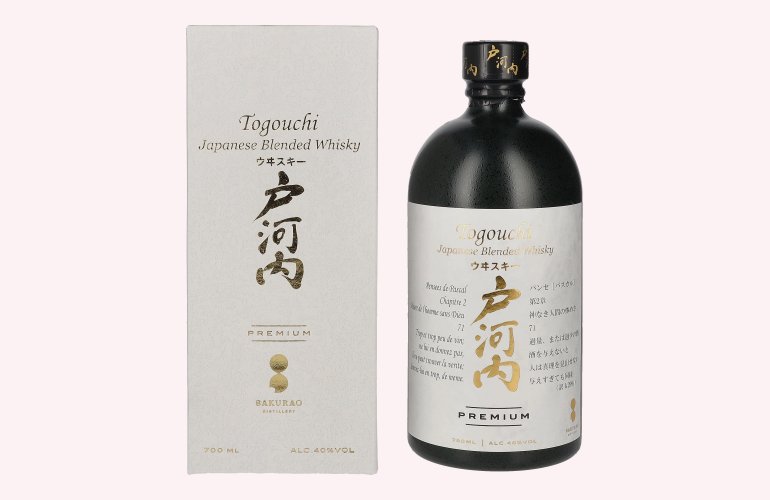 Togouchi Premium Japanese Blended Whisky 40% Vol. 0,7l in geschenkverpakking