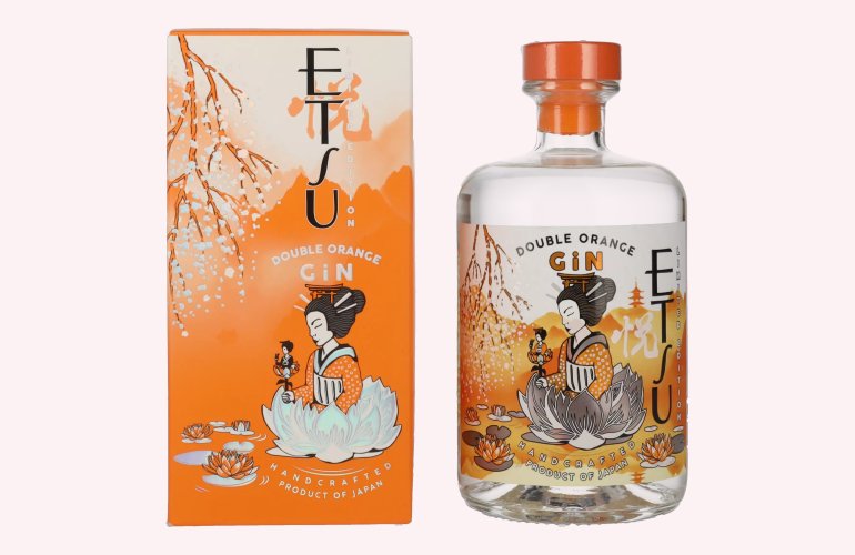 Etsu Gin DOUBLE ORANGE Limited Edition 43% Vol. 0,7l en boîte cadeau