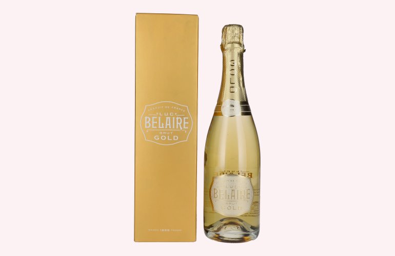 Luc Belaire GOLD Brut 12,5% Vol. 0,75l en boîte cadeau