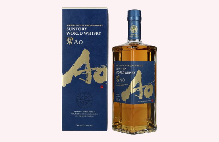 Suntory AO World Blend Whisky 43% Vol. 0,7l in geschenkverpakking