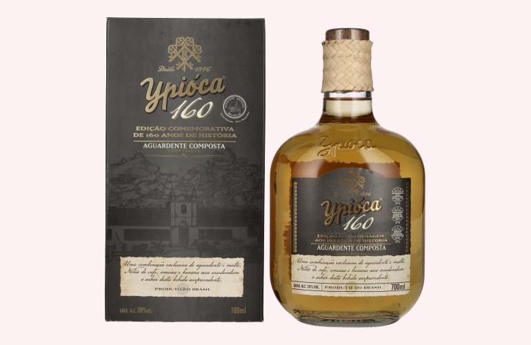 Ypióca 160 Aguardente Composta con Malte 39% Vol. 0,7l in Giftbox