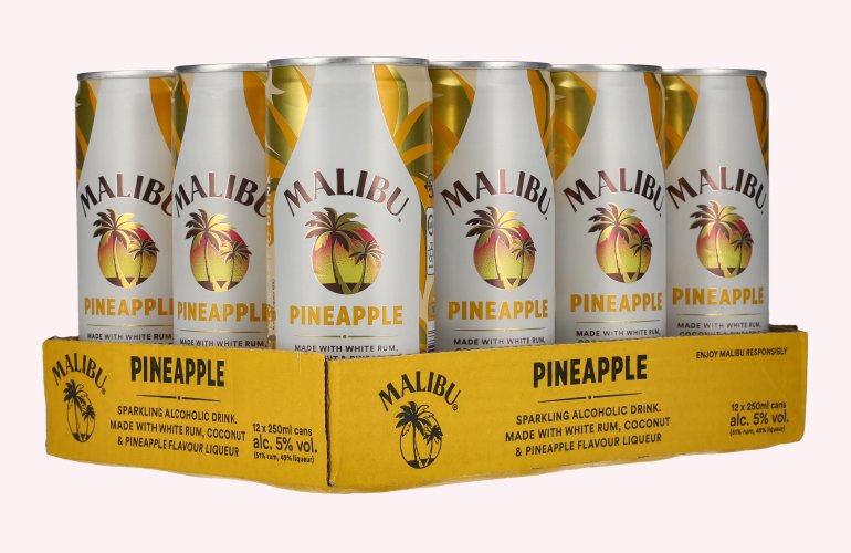 Malibu Pineapple 5% Vol. 12x0,25l Dosen