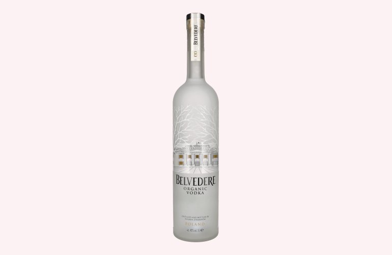 Belvedere Organic Vodka 40% Vol. 3l + LED Lichtsticker