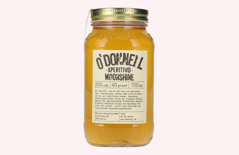 O'Donnell Moonshine APERITIVO Likör 20% Vol. 0,7l