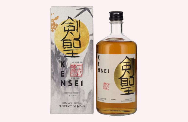 KENSEI Blended Japanese Whisky 40% Vol. 0,7l in geschenkverpakking