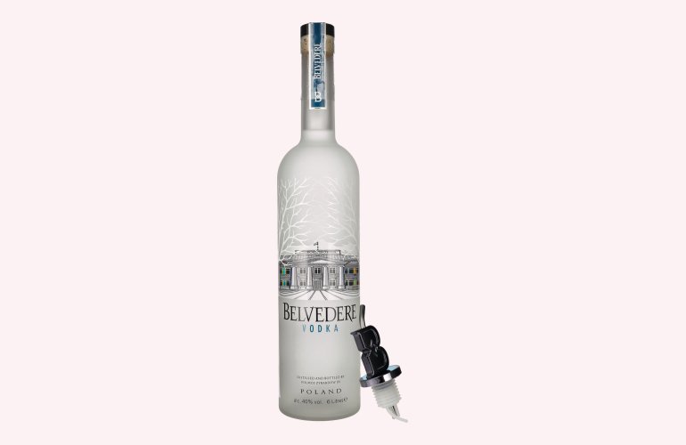 Belvedere Vodka 40% Vol. 6l with pourer