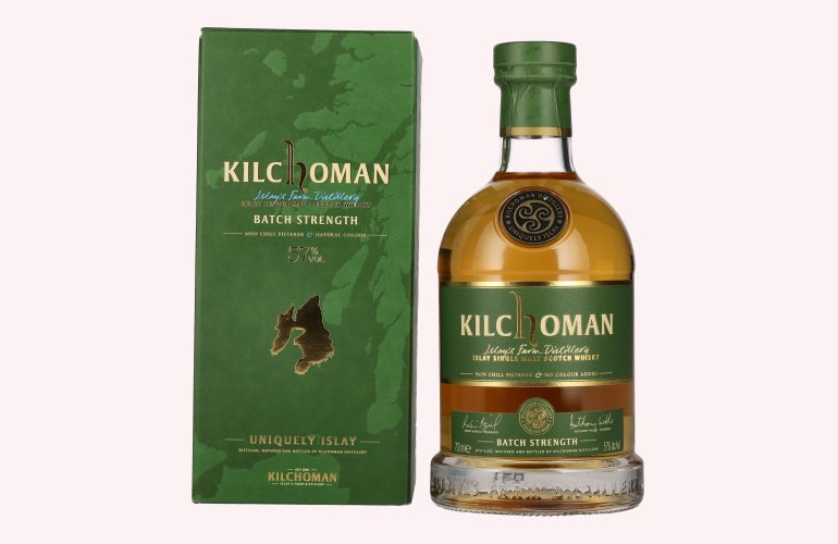 Kilchoman BATCH STRENGTH Islay Single Malt Scotch Whisky 57% Vol. 0,7l in geschenkverpakking