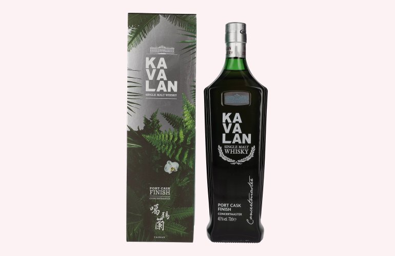 Kavalan CONCERTMASTER Port Cask Finish Festif Edition 40% Vol. 0,7l in geschenkverpakking