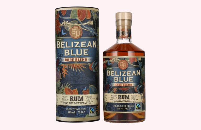 Belizean Blue RARE BLEND Rum 48% Vol. 0,7l en boîte cadeau