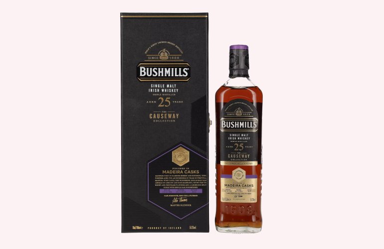 Bushmills THE CAUSEWAY COLLECTION Single Malt Madeira Casks 1996 50,3% Vol. 0,7l in geschenkverpakking