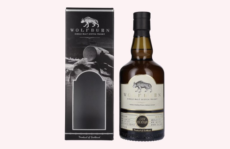 Wolfburn DUN EIDEANN Single Cask Malt Scotch Whisky 2013 55,4% Vol. 0,7l in geschenkverpakking